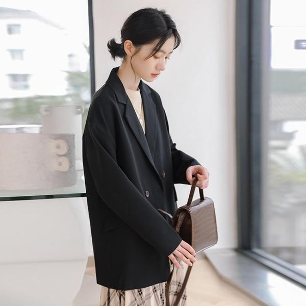 spring korean version of the ins net red temperament casual long-sleeved jacket loose wild british style suit women women's jackets, Black;brown
spring korean version of the ins net red temperament casual long-sleeved jacket loose wild british style suit women women's jackets, Black;brown