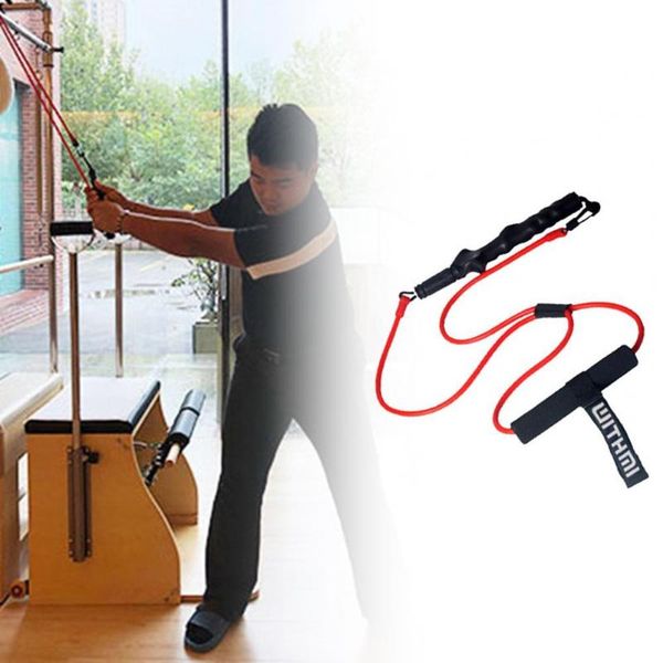 golf training aids power swing band 360 degree rotating solid color portable resistance cord indoor device tension belt 
golf training aids power swing band 360 degree rotating solid color portable resistance cord indoor device tension belt