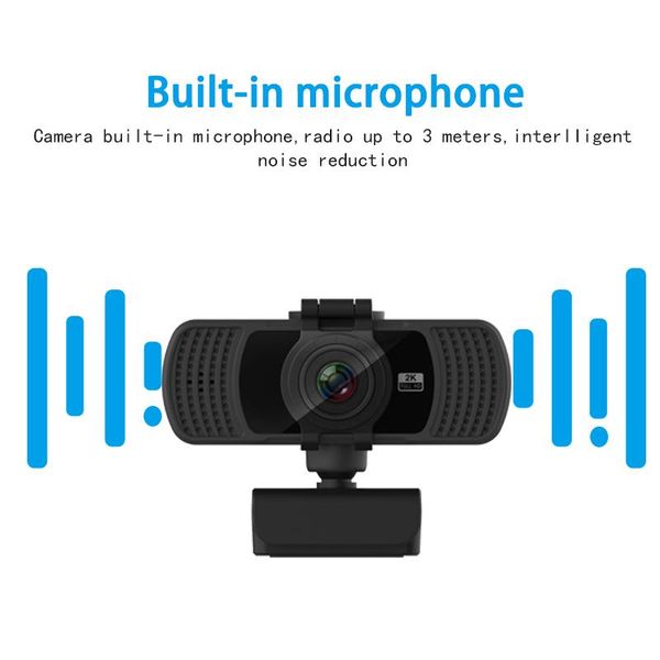 webcams 2k fixed focus hd webcam built-in microphone high-end video call camera computer peripheral for pc laptop
webcams 2k fixed focus hd webcam built-in microphone high-end video call camera computer peripheral for pc laptop