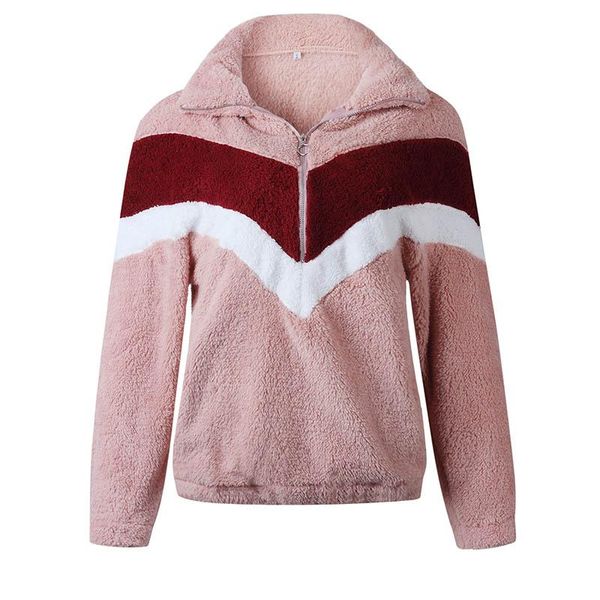 women's hoodies & sweatshirts nadafair casual fleece sweatshirt women 2021 patchwork zip faux fur oversized winter fluffy hoodie female, Black
women's hoodies & sweatshirts nadafair casual fleece sweatshirt women 2021 patchwork zip faux fur oversized winter fluffy hoodie female, Black