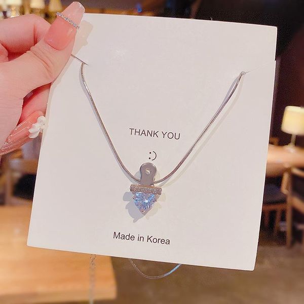 pendant necklaces trendy zircon geometric necklace for women fashion stainless steel silver color sweater chain jewelry gift
pendant necklaces trendy zircon geometric necklace for women fashion stainless steel silver color sweater chain jewelry gift