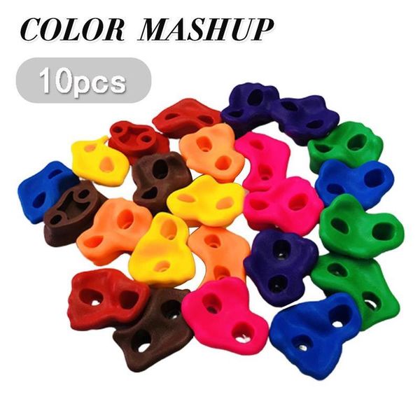 cords, slings and webbing 10pcs plastic children kids rock climbing wood wall stones hand feet holds grip kits w/ screws random color
cords, slings and webbing 10pcs plastic children kids rock climbing wood wall stones hand feet holds grip kits w/ screws random color