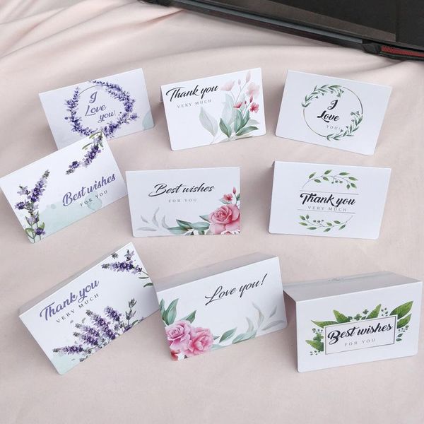 greeting cards 50pcs/lot thank you simple flower pattern birthday party wedding small gift message card writable 7x9cm decoration
greeting cards 50pcs/lot thank you simple flower pattern birthday party wedding small gift message card writable 7x9cm decoration