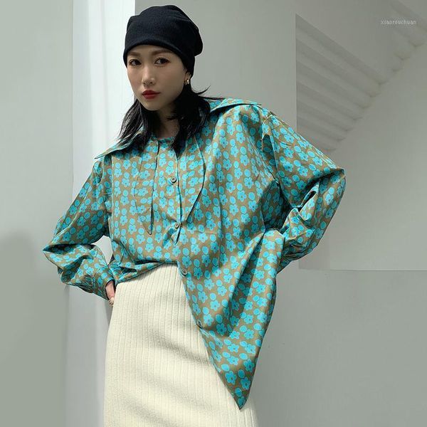 women's polos shirts women 2021 autumn lapel loose korean fashion version of the printed long-sleeved green, White
women's polos shirts women 2021 autumn lapel loose korean fashion version of the printed long-sleeved green, White
