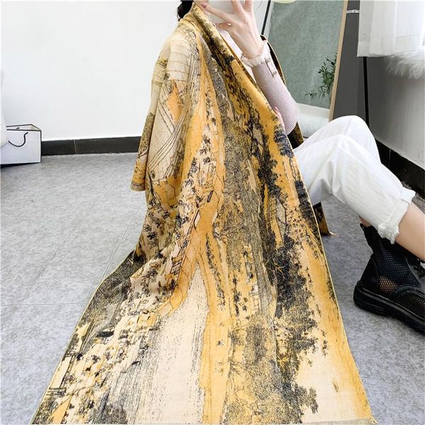 scarves designer women's autumn winter thick print female scarf warm knitted women luxury cashmere shawls fashion accessories, Blue;gray
scarves designer women's autumn winter thick print female scarf warm knitted women luxury cashmere shawls fashion accessories, Blue;gray