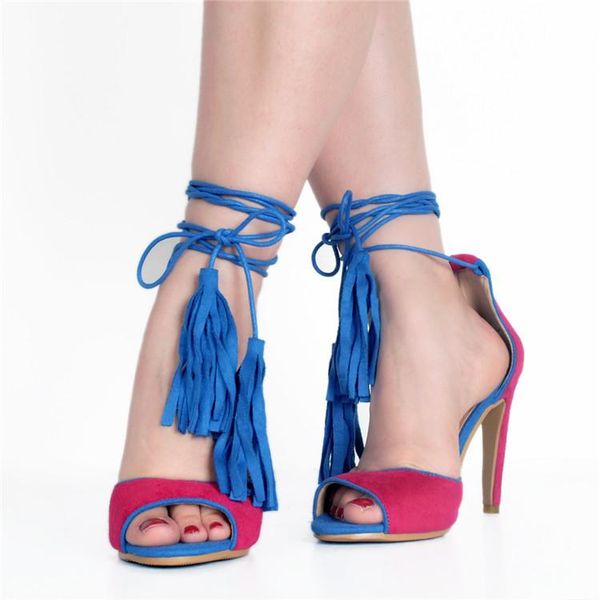 summer women tassels ankle strap high heels party dress pumps female lace up thin heel gladiator sandals, Black
summer women tassels ankle strap high heels party dress pumps female lace up thin heel gladiator sandals, Black