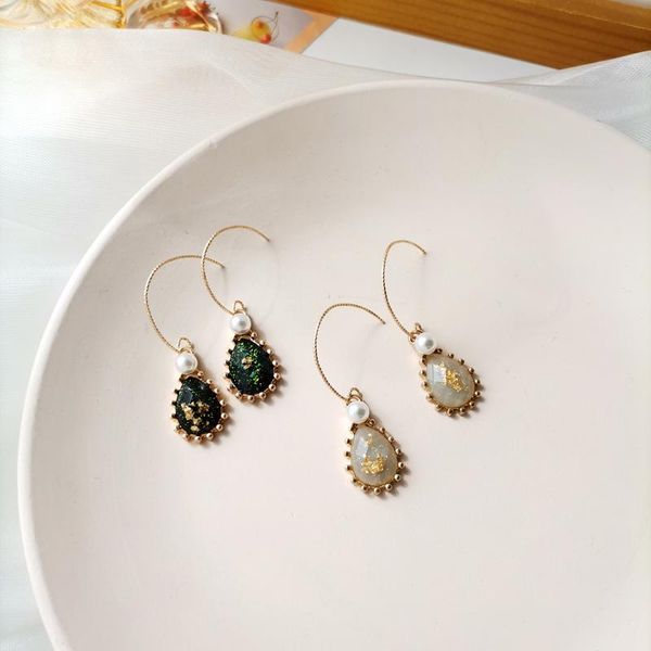 dangle & chandelier women earrings french retro elegant water-drop resin pearl statement simple drop wedding party jewelry, Silver
dangle & chandelier women earrings french retro elegant water-drop resin pearl statement simple drop wedding party jewelry, Silver