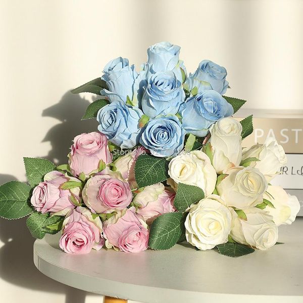 7pcs/ bundle wedding decoration simulation rose flower home floral el fake decorative flowers & wreaths
7pcs/ bundle wedding decoration simulation rose flower home floral el fake decorative flowers & wreaths