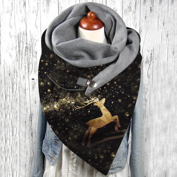 scarves fashion women cute christmas print scarf hijabs female lady retro multi-purpose shawl button femme wraps foulard bufanda, Blue;gray
scarves fashion women cute christmas print scarf hijabs female lady retro multi-purpose shawl button femme wraps foulard bufanda, Blue;gray