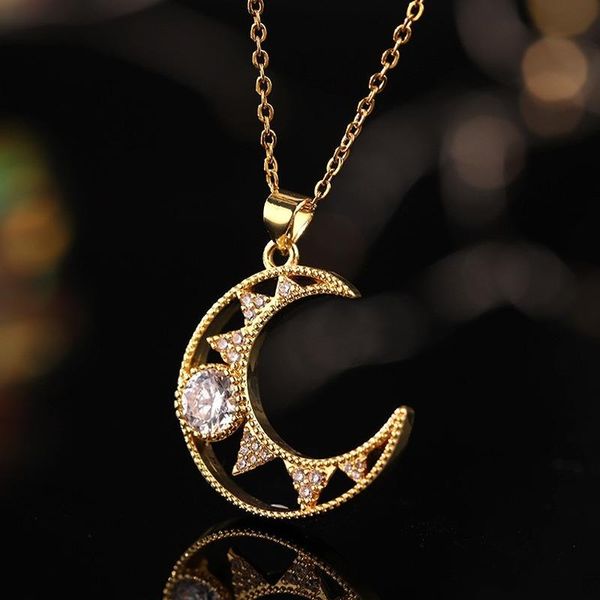 chains 7rings gold diamond moon necklace for women designer luxury jewelry female trendy style neck girl accessories, Silver
chains 7rings gold diamond moon necklace for women designer luxury jewelry female trendy style neck girl accessories, Silver