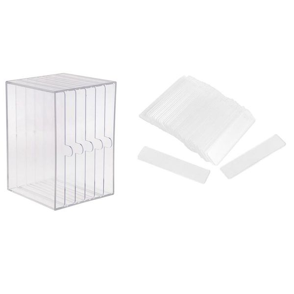50pcs gel glitter polish practice display holder strip with false nail art color pull style show box kits
50pcs gel glitter polish practice display holder strip with false nail art color pull style show box kits