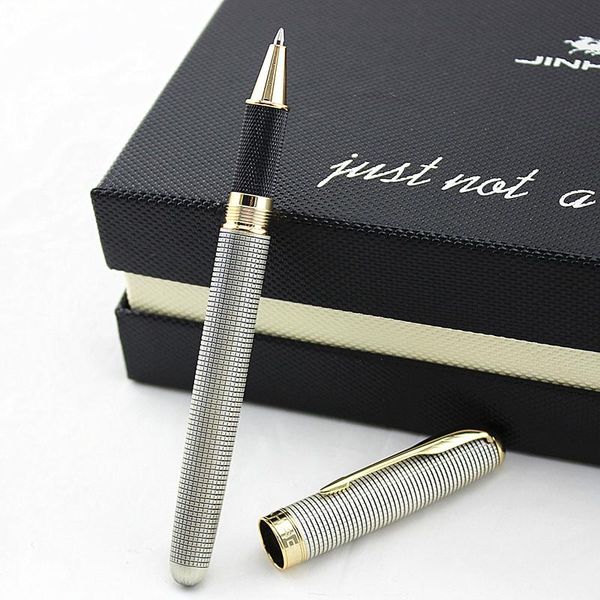 gel pens jinhao roller ball pen gold clip black ink 0.7mm metal ballpoint with an gift box school office supplies
gel pens jinhao roller ball pen gold clip black ink 0.7mm metal ballpoint with an gift box school office supplies