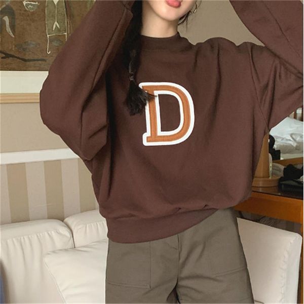 letter d coffee hoodies women loose long sleeve casual korean sweatshirts velvet autumn winter pullovers vintage harajuku x699 women's, Black
letter d coffee hoodies women loose long sleeve casual korean sweatshirts velvet autumn winter pullovers vintage harajuku x699 women's, Black
