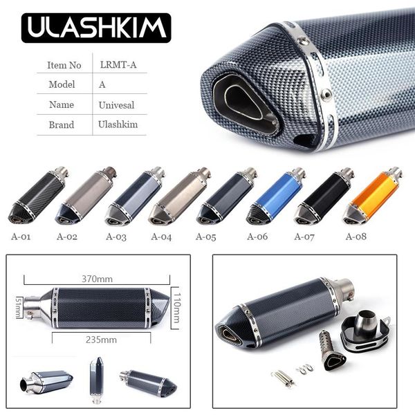 motorcycle exhaust system 35-51mm universal modified muffle pipe for most motorcycles cb400 cbr600 yzf yzr r1 e6r gsxr750
motorcycle exhaust system 35-51mm universal modified muffle pipe for most motorcycles cb400 cbr600 yzf yzr r1 e6r gsxr750