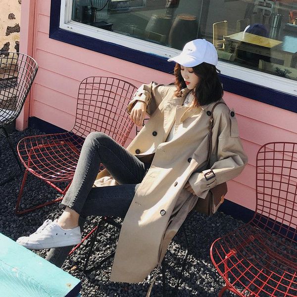 women's trench coats 2021 fashion autumn windbreaker chic coat double breasted solid color holiday comfortable loose, Tan;black
women's trench coats 2021 fashion autumn windbreaker chic coat double breasted solid color holiday comfortable loose, Tan;black