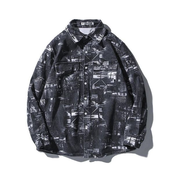 men's jackets men trendy spring autumn jacket loose lapel pattern printing hip hop relaxation single breasted fashion 470375, Black;brown
men's jackets men trendy spring autumn jacket loose lapel pattern printing hip hop relaxation single breasted fashion 470375, Black;brown