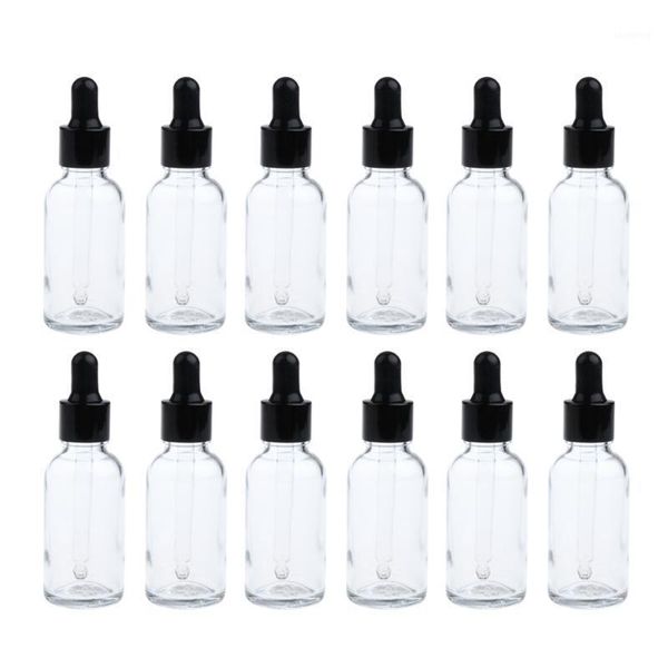 pack of 12, glass dropper bottles for essential oil (1 oz / 30ml) empty storage & jars
pack of 12, glass dropper bottles for essential oil (1 oz / 30ml) empty storage & jars