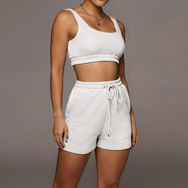 yoga outfit summer casual tracksuit women 2 pieces sets solid sleeveless crop and drawstring shorts women's suit 2021 ladies sport set
yoga outfit summer casual tracksuit women 2 pieces sets solid sleeveless crop and drawstring shorts women's suit 2021 ladies sport set