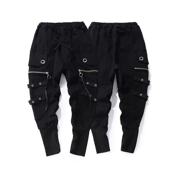 fashion drawstring casual men joggers black sweatpants ribbon hip hop streetwear trousers cross-pants men's pants
fashion drawstring casual men joggers black sweatpants ribbon hip hop streetwear trousers cross-pants men's pants