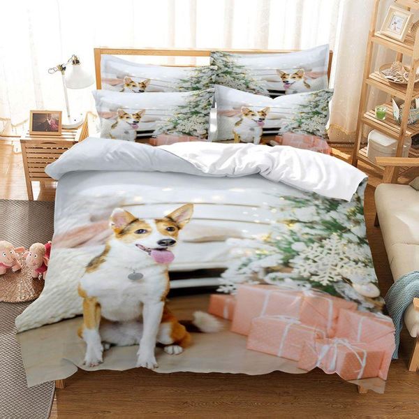 bedding sets smart dog duvet cover set 3d digital printing bed linen fashion design comforter
bedding sets smart dog duvet cover set 3d digital printing bed linen fashion design comforter