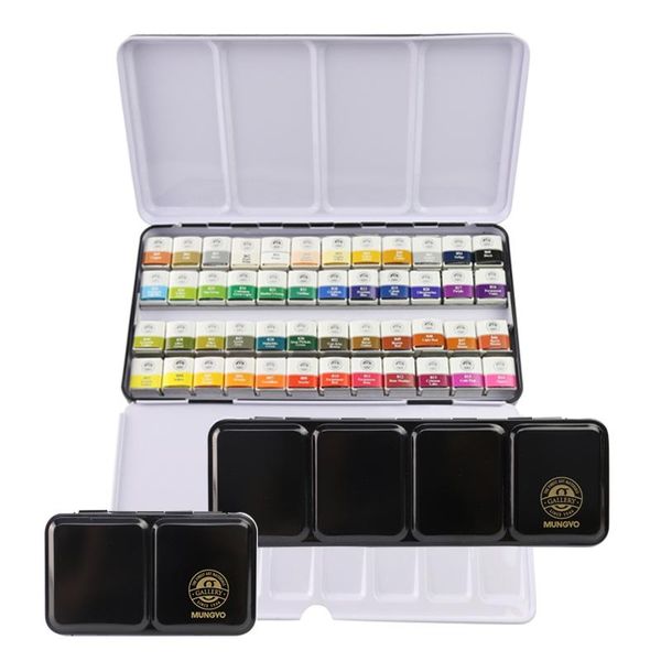 gift sets mongyo 12/24/48 color solid watercolor paint set portable metal box water-based student art supplies
gift sets mongyo 12/24/48 color solid watercolor paint set portable metal box water-based student art supplies