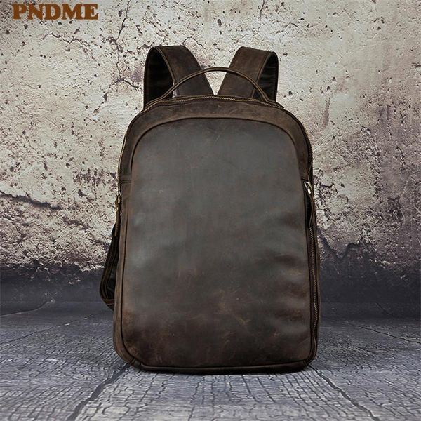 backpack pndme casual simple genuine leather men's backpacks retro outdoor daily cowhide luxury big travel lapbagpacks
backpack pndme casual simple genuine leather men's backpacks retro outdoor daily cowhide luxury big travel lapbagpacks