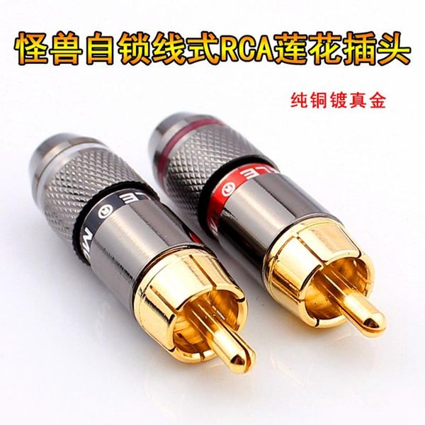 smart power plugs 12 monster lotus male connector 6mm 24k gold plated professional speaker audio adapter line rca plug
smart power plugs 12 monster lotus male connector 6mm 24k gold plated professional speaker audio adapter line rca plug