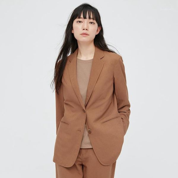 women's suits & blazers 2021 lapel suit women's jacket zaraing loose and simple style american female coat winter, White;black
women's suits & blazers 2021 lapel suit women's jacket zaraing loose and simple style american female coat winter, White;black