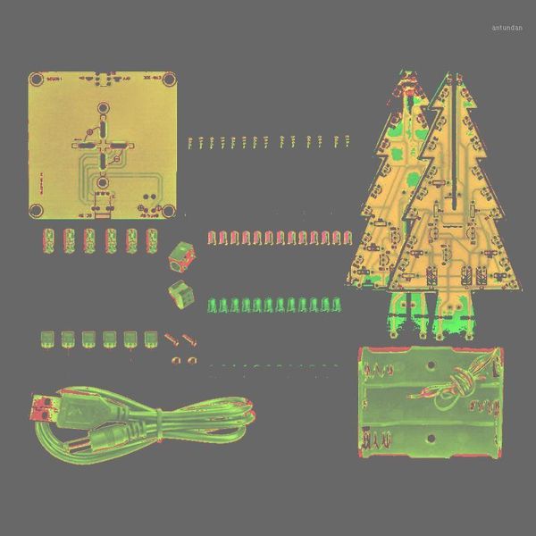 christmas decorations 3d tree diy kit three- color and seven-color flash led light circuit colorful
christmas decorations 3d tree diy kit three- color and seven-color flash led light circuit colorful