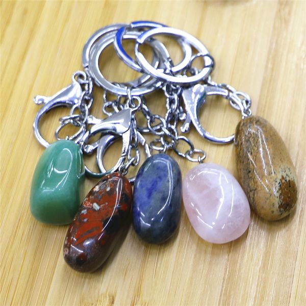 10pcs/lot women girls irregular natural stone crystal gemstones pink quartz keychain alloy lobster clasp keyring jewelry, Slivery;golden
10pcs/lot women girls irregular natural stone crystal gemstones pink quartz keychain alloy lobster clasp keyring jewelry, Slivery;golden