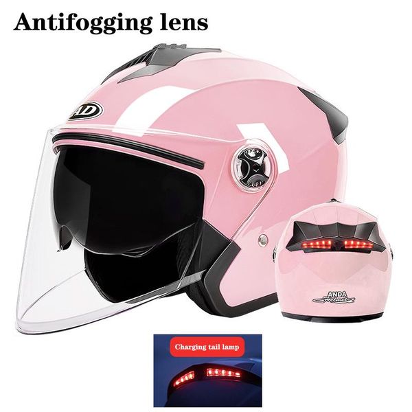 motorcycle helmets led tail lamp helmet half face double lens motorbike electric safety moto casque for women/men casco
motorcycle helmets led tail lamp helmet half face double lens motorbike electric safety moto casque for women/men casco