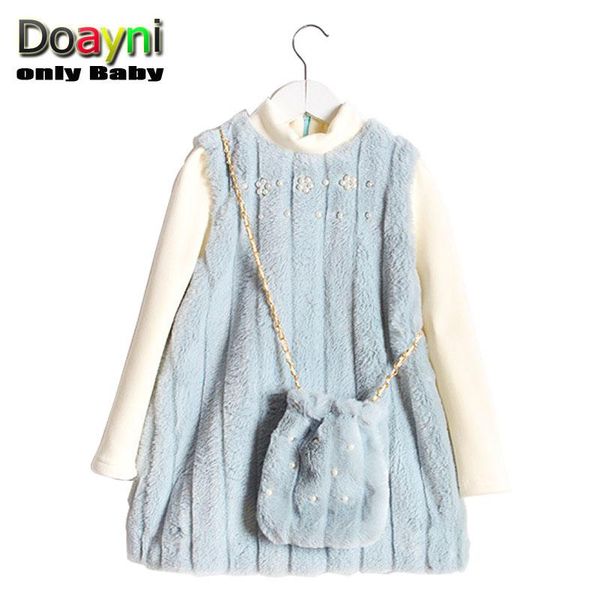 girl's dresses doayni baby elegant princess dress for girls faux fur with bag beading long sleeve velvet children winter cute pink blue, Red;yellow
girl's dresses doayni baby elegant princess dress for girls faux fur with bag beading long sleeve velvet children winter cute pink blue, Red;yellow