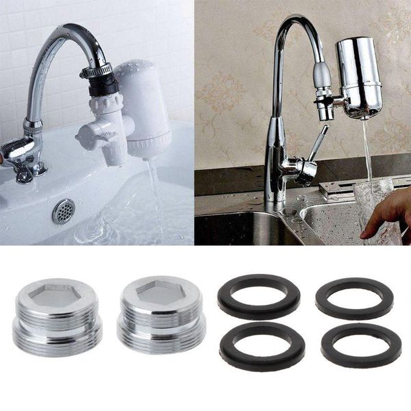 kitchen faucets 2 pcs dual thread faucet adapter transfer m22 inner m24 outer metric solid connector water purifier for bathroom tap
kitchen faucets 2 pcs dual thread faucet adapter transfer m22 inner m24 outer metric solid connector water purifier for bathroom tap