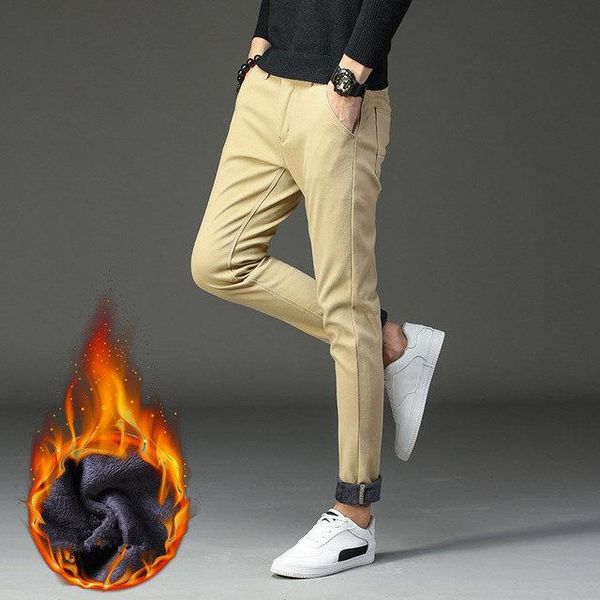 men's pants mens autumn winter thick with warm fleece lined pencil men slim fit stretch velvet trousers black khaki blue grey
men's pants mens autumn winter thick with warm fleece lined pencil men slim fit stretch velvet trousers black khaki blue grey