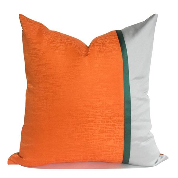 cushion/decorative pillow modern simple pillowcase orange stitching geometric abstract sofa decorative pillows model room back jacquard cush
cushion/decorative pillow modern simple pillowcase orange stitching geometric abstract sofa decorative pillows model room back jacquard cush