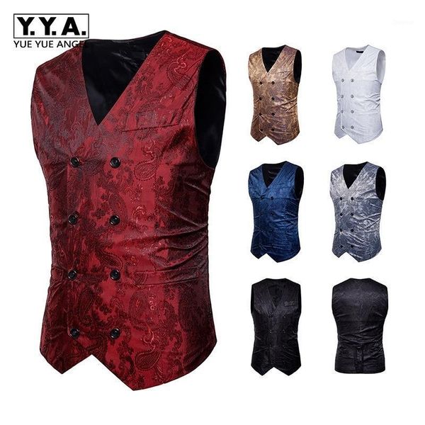 men's vests spring mens groomsmen waistcoat korean double-breasted suit vest v-neck male plus size s-xxl white red black gold blue, Black;white
men's vests spring mens groomsmen waistcoat korean double-breasted suit vest v-neck male plus size s-xxl white red black gold blue, Black;white
