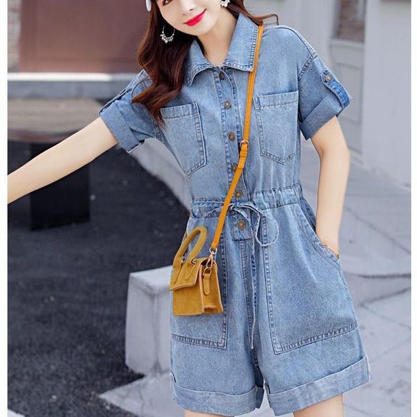 women's jumpsuits & rompers summer 2021 women denim jumpsuit and jeans shorts female high waist thin korean loose playsuit, Black;white
women's jumpsuits & rompers summer 2021 women denim jumpsuit and jeans shorts female high waist thin korean loose playsuit, Black;white