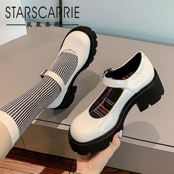 dress shoes vintage mary jane female summer 2021 thick bottom british style small leather round toe patent, Black
dress shoes vintage mary jane female summer 2021 thick bottom british style small leather round toe patent, Black