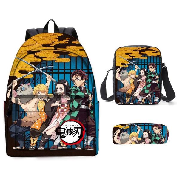 backpack demon slayer: kimetsu no yaiba kamado tanjirou nezuko school travel lapcosplay shoulder messenger pencil bag 3pcs
backpack demon slayer: kimetsu no yaiba kamado tanjirou nezuko school travel lapcosplay shoulder messenger pencil bag 3pcs