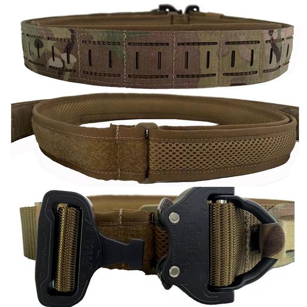 waist support 4.5cm tactical belt imported matte black metal button molle laser version, Black;gray
waist support 4.5cm tactical belt imported matte black metal button molle laser version, Black;gray