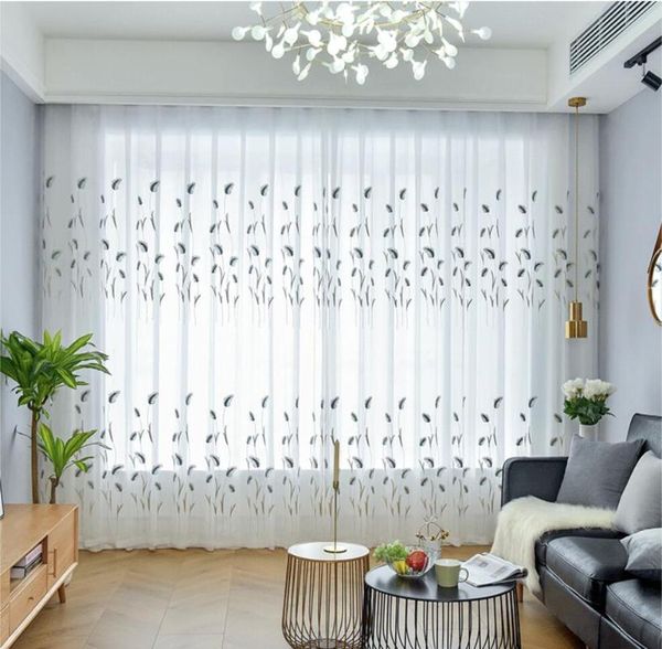 curtain & drapes luxury pastoral yarn white gauze curtains for living room bedroom cotton thread embroidered tulle window sheer panels
curtain & drapes luxury pastoral yarn white gauze curtains for living room bedroom cotton thread embroidered tulle window sheer panels