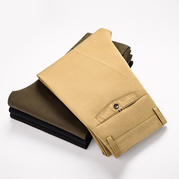 men's pants 2021 autumn and winter modal straight loose waist classic business men's trousers, Black
men's pants 2021 autumn and winter modal straight loose waist classic business men's trousers, Black