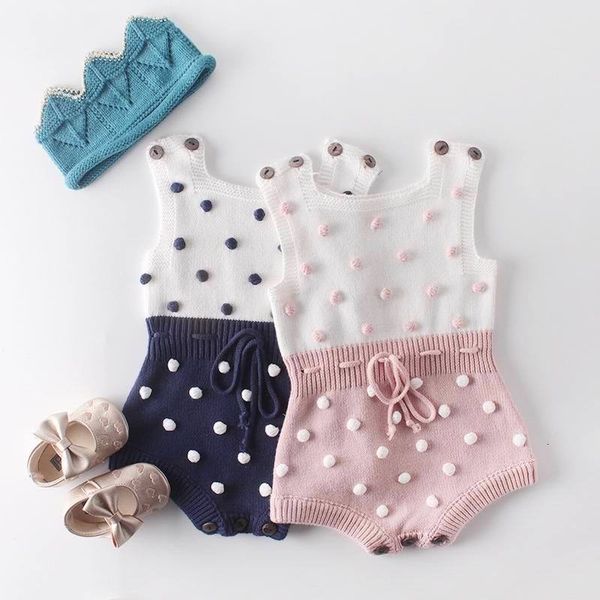 rompers wholesale baby bodysuits autumn born pompom polka dot knitted sleeveless romper overalls girl clothes 0-2y e82037 ty6q, Blue
rompers wholesale baby bodysuits autumn born pompom polka dot knitted sleeveless romper overalls girl clothes 0-2y e82037 ty6q, Blue