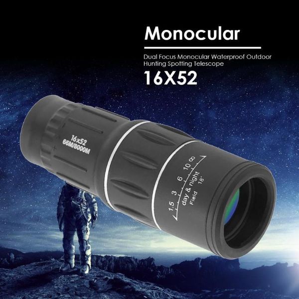 telescopes 16x52 dual focus monocular waterproof outdoor hunting spotting telescope
telescopes 16x52 dual focus monocular waterproof outdoor hunting spotting telescope