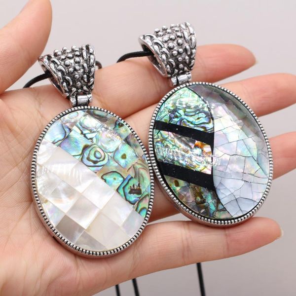chains natural shell alloy necklace egg-shaped pendant leather cord 2mm charms for elegant women love romantic gift, Silver
chains natural shell alloy necklace egg-shaped pendant leather cord 2mm charms for elegant women love romantic gift, Silver