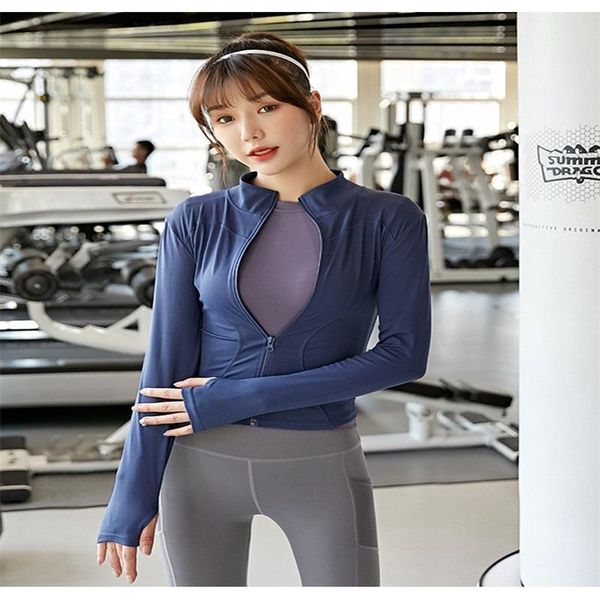 running jackets sports yoga zipper jacket women's tight fitting quick drying stand up collar long sleeved gym workout roupas femininas, Black;red
running jackets sports yoga zipper jacket women's tight fitting quick drying stand up collar long sleeved gym workout roupas femininas, Black;red