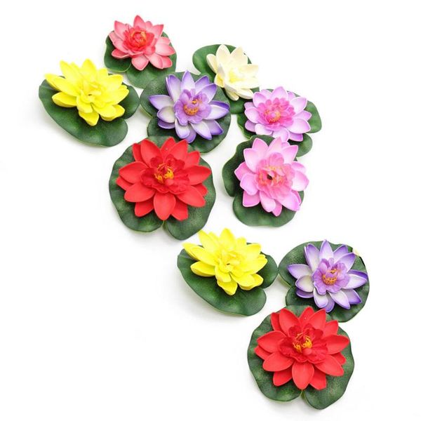 decorative flowers & wreaths 10 pcs/set 10cm artificial floating water lily eva lotus flower pond decor swimming pool simulation plants home
decorative flowers & wreaths 10 pcs/set 10cm artificial floating water lily eva lotus flower pond decor swimming pool simulation plants home
