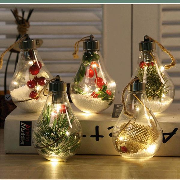 christmas decorations transparent plastic glowing bulb household pendant merry decoration ball with lights
christmas decorations transparent plastic glowing bulb household pendant merry decoration ball with lights