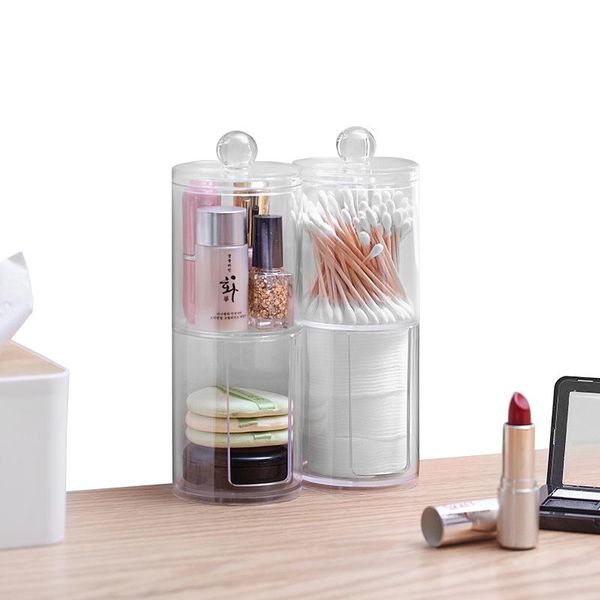 7*11.5cm round cotton swabs stick clear acrylic storage box holder transparent cosmetic makeup organizer case boxes & bins
7*11.5cm round cotton swabs stick clear acrylic storage box holder transparent cosmetic makeup organizer case boxes & bins