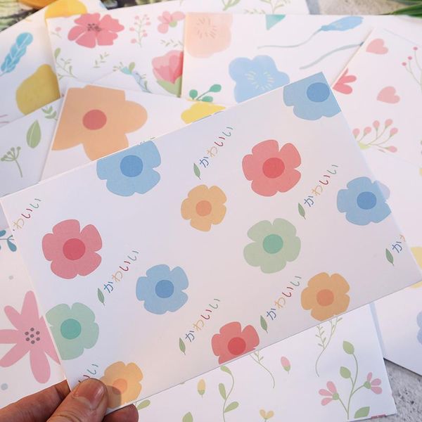 gift wrap fresh colored flower series writing paper envelopes cute kawaii wedding invitation blessing greeting card letter envelope
gift wrap fresh colored flower series writing paper envelopes cute kawaii wedding invitation blessing greeting card letter envelope